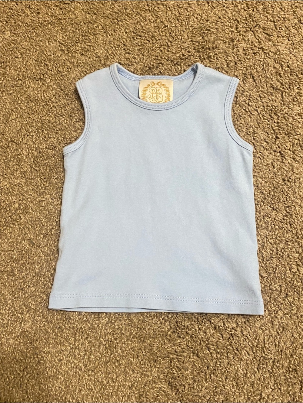 The Beaufort Bonnet Company Light Blue Girls' Tank Top